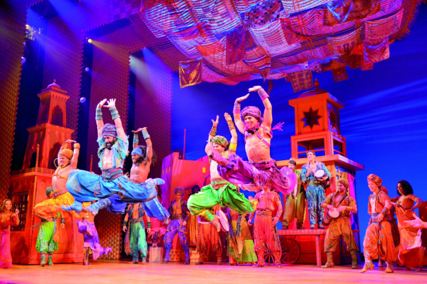 The Broadway production of Aladdin