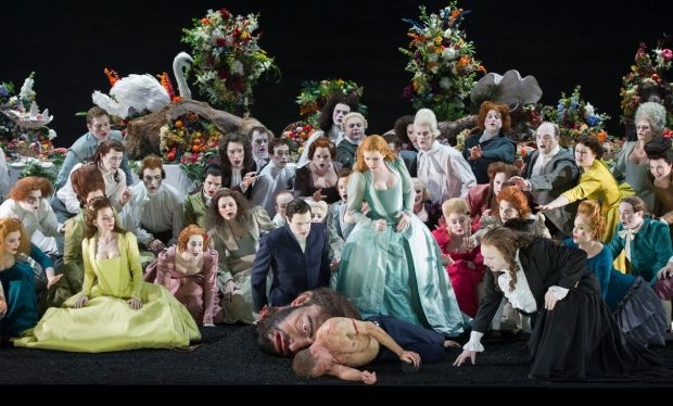 The cast and chorus of Saul (Glyndebourne Tour)