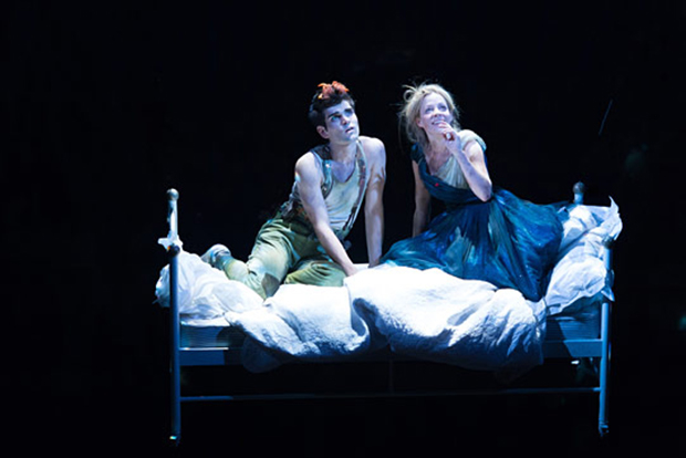 Sam Swann and Fiona Button in the 2013 production of Wendy &amp; Peter Pan