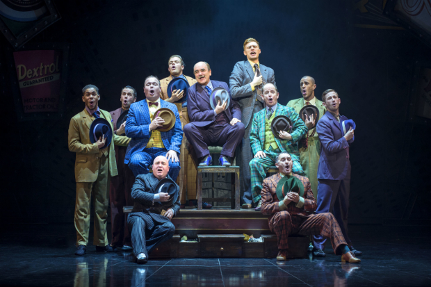 David Haig and the cast of Guys and Dolls 