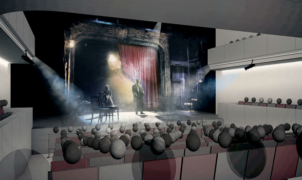 An image of the proposed re-design of the Tricycle Theatre