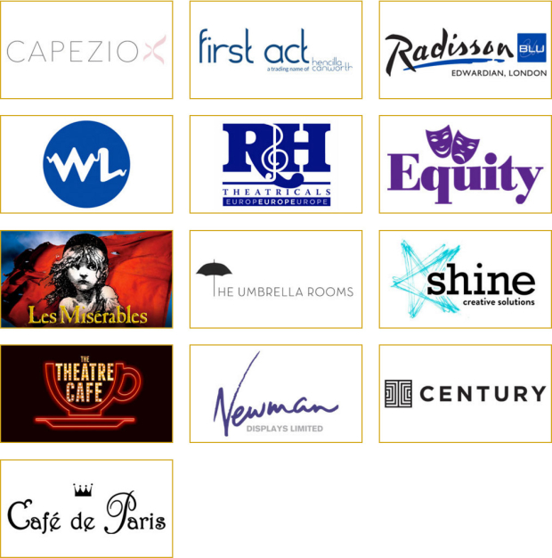 The sponsors of the 16th Annual WhatsOnStage Awards