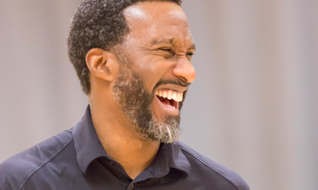 Clint Dyer in rehearsals for Ma Rainey&#39;s Black Bottom