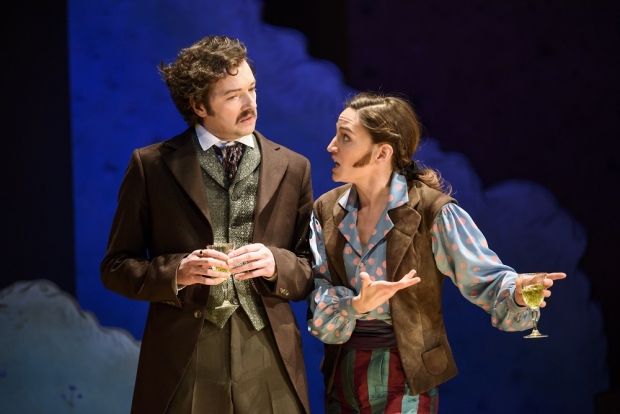 Chris Addison (Smith) and Kate Lindsey (Lazuli) in L'Étoile (ROH)