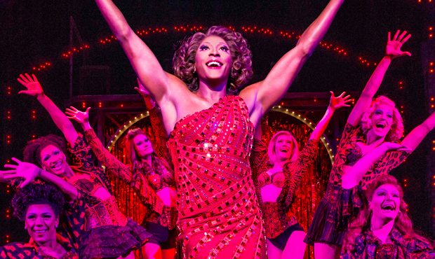 Matt Henry as Lola in Kinky Boots