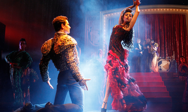 Thomas Lacey as Scott Hastings and Phoebe Panaretos as Fran in the original Australian Production