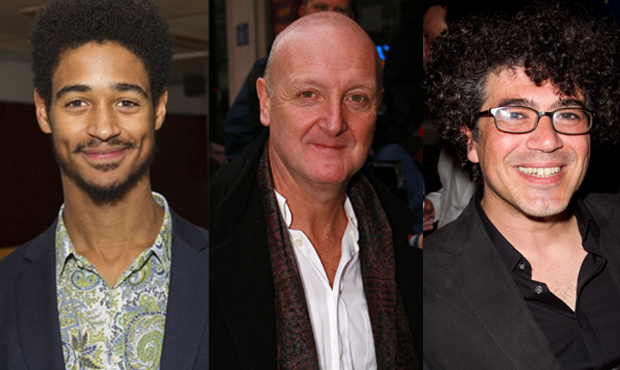 Alfred Enoch, Philip Whitchurch and Miltos Yerolemou