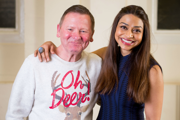 Barry Green (Bradford) with Ayesha Dharker 