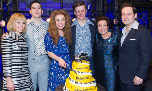 The cast of Beautiful at the first birthday gala 