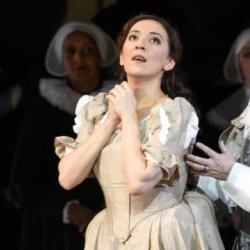 Rosa Feola, nominated as Best Female Singer for her role as Elvira in Welsh National Opera&#39;s I puritani, which in turn is nominated for Best New Production in the 2016 International Opera Awards