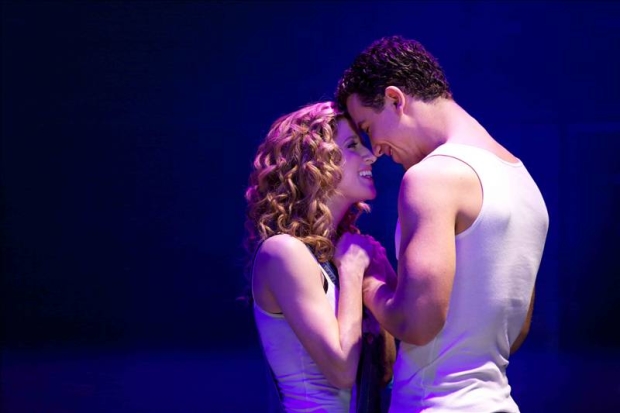 Caissie Levy and Richard Fleeshman in the West End production of Ghost - the Musical