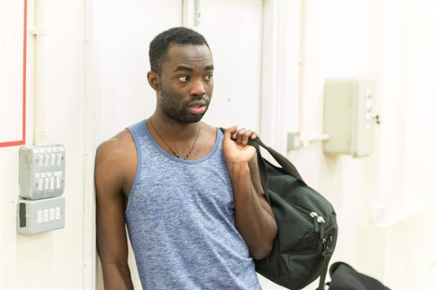 Paapa Essiedu in rehearsals for Hamlet