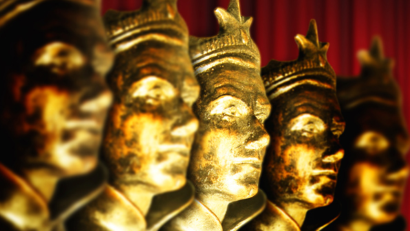 Olivier Award trophies