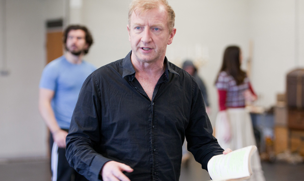 Steffan Rhodri in rehearsals for Cyrano