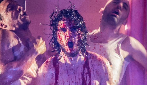 Craig Stein, Kit Harington and Tom Edden in Doctor Faustus