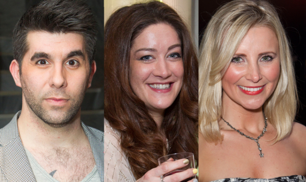 Simon Lipkin, Julie Atherton and Carley Stenson