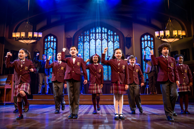 The Broadway cast of The School of Rock