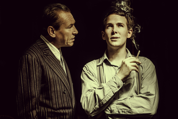 Simon Dutton (Terence Rattigan) and Paul Keating (Kenny)