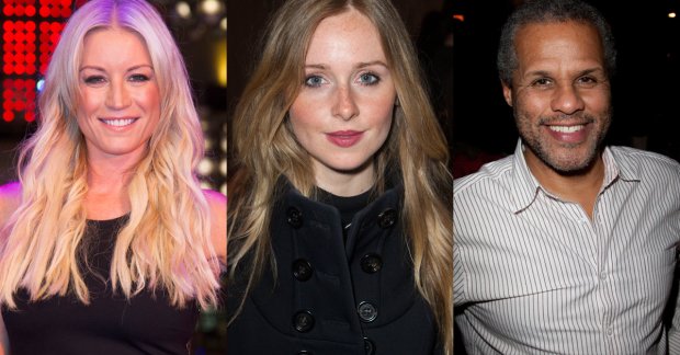 Denise Van Outen, Diana Vickers and Gary Wilmot