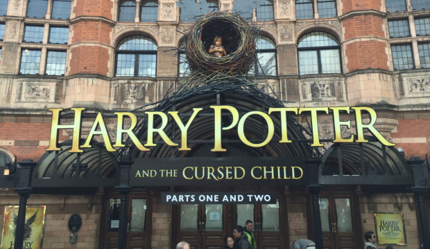 The front of the Palace Theatre, where Harry Potter and the Cursed Child will run. 