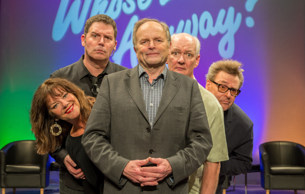 Josie Lawrence, Brad Sherwood, Clive Anderson, Colin Mochrie and Greg Proops