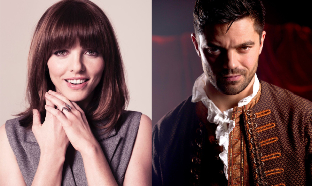 Ophelia Lovibond and Dominic Cooper