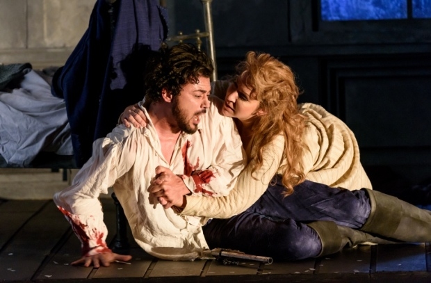 Vittorio Grigolo as Werther and Joyce DiDonato as Charlotte in Werther (ROH)
