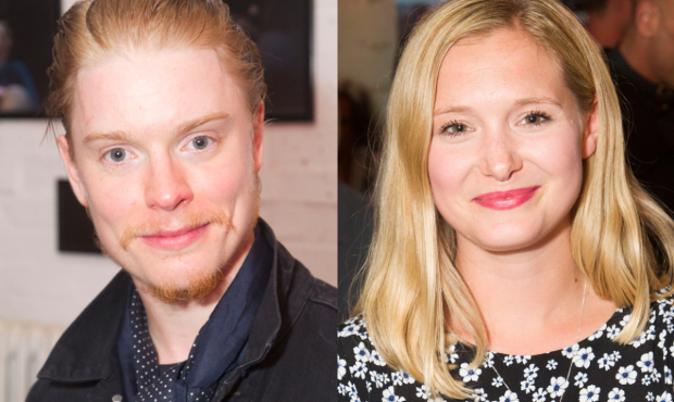 Freddie Fox and Amy Morgan