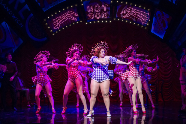 Rebel Wilson (Miss Adelaide) in Guys and Dolls at The Phoenix Theatre 4 