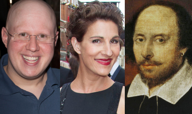 Matt Lucas, Tamsin Greig and William Shakespeare - that would be a fun party...