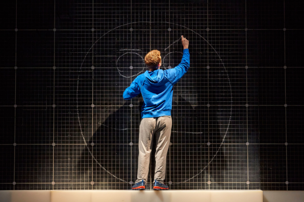 Joseph Ayre as Christopher in The Curious Incident of the Dog in the Night-Time