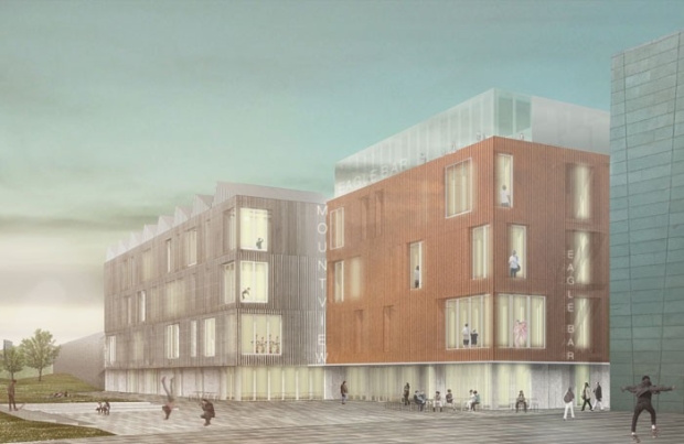 An architect&#39;s impression of the new Mountview Academy of Theatre Arts