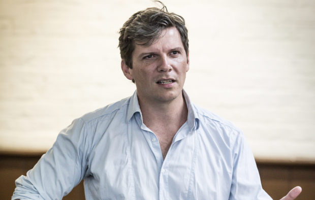 Nigel Harman in rehearsals for Lunch