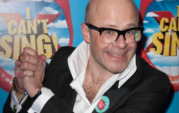Harry Hill at the launch of I Can&#39;t Sing! in 2014