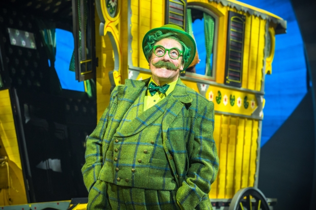 Rufus Hound as Mr Toad in The Wind in the Willows.