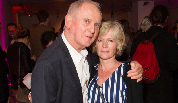 Director Howard Davies and his wife Clare Holman