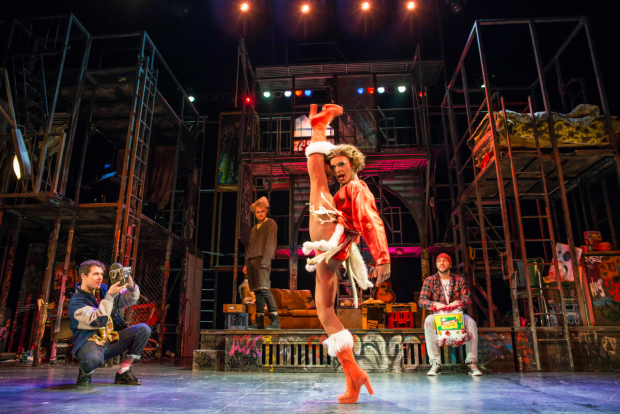 Layton Williams as Angel  in the UK tour of Rent