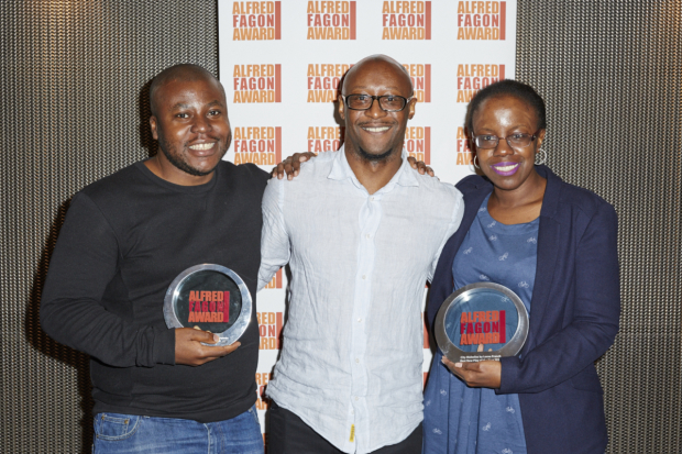 May Sumbwanyambe, Courttia Newland and Lorna French 