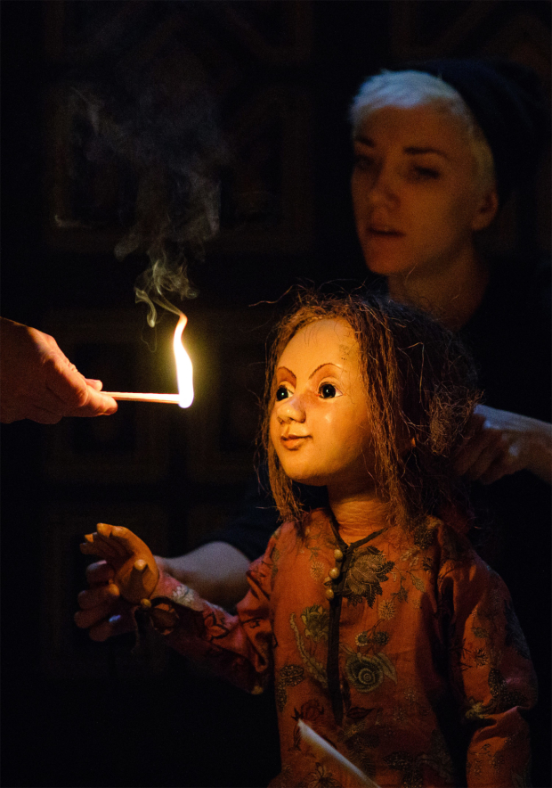 Edie Edmindson (puppeteer) as The Little Matchgirl