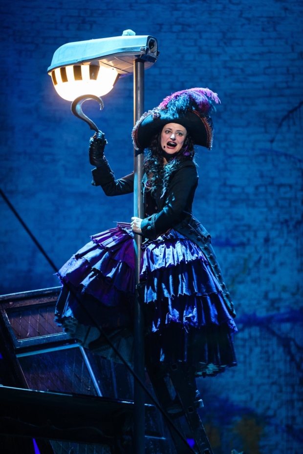 Anna Francolini as Captain Hook in Peter Pan