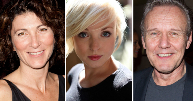 Eve Best, Helen George and Anthony Head