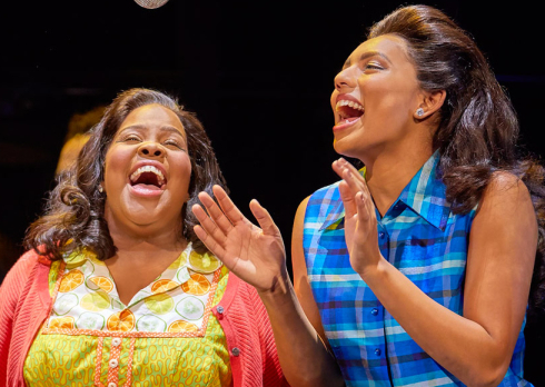 Amber Riley and Liisi LaFontaine