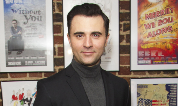 Darius Campbell at the launch of Funny Girl at the Menier Chocolate Factory