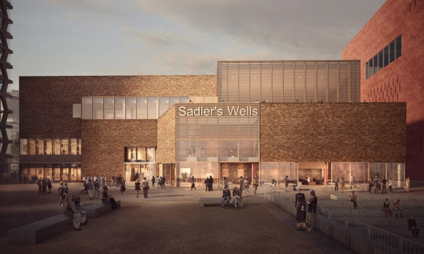 Computer generated image of the new Sadler&#39;s Wells venue