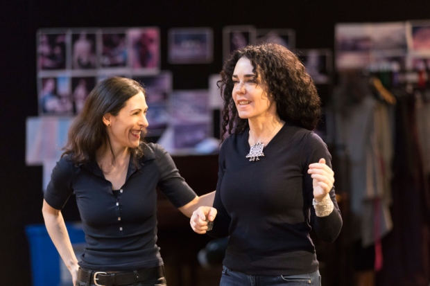 Ami Shulman movement director and Yaël Farber in rehearsals for Salome