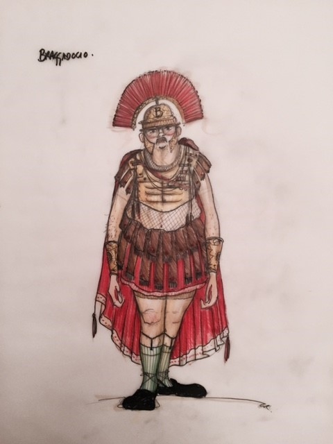 A costume drawing for Vice Versa