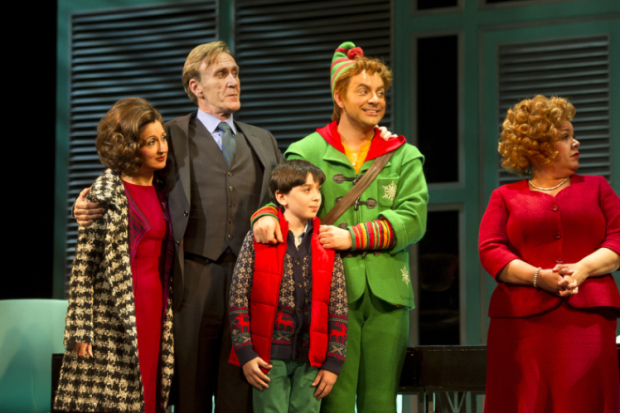Producers of Elf: The Musical are looking for an actor to play Michael Hobbs (pictured centre)