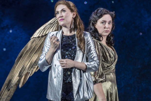 Heidi Stober as Semele and Christine Rice as Juno in Semele (Garsington Opera)