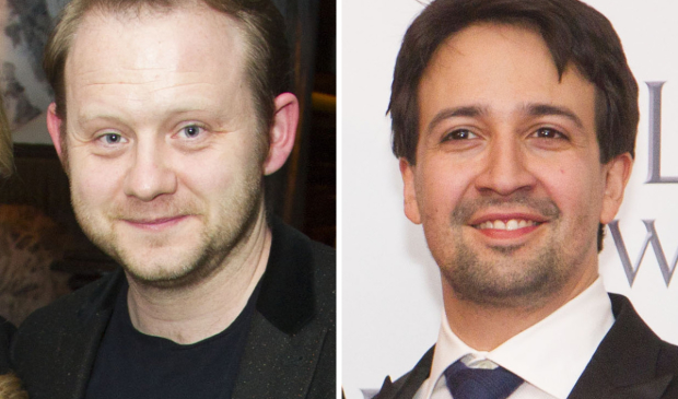 Michael Jibson and Lin-Manuel Miranda