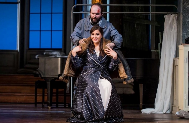 AJ Glueckert as Bacchus and Lise Davidsen as  Ariadne in Ariadne auf Naxos (Glyndebourne)